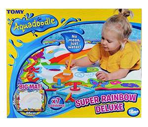 Aquadoodle Super Rainbow Deluxe Large Water Doodle Mat, Official TOMY No Mess Colouring & Drawing Game - £16.99 Prime Exclusive @ Amazon