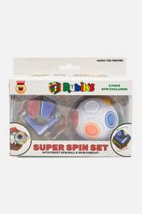Rubik's super spin set (2 pack) in-store Bridgend.