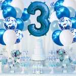 Birthday Decorations Kits: Blue Age 3, Green Age: 1, 3, 5 or 9 sold by Kookato Solutions Ltd / FBA