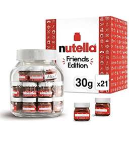 Nutella Nutellini Chocolate Hamper Gift, Mini Jars of Chocolate and Hazelnut Spread, 30g x 21 - £16.20 @ Amazon