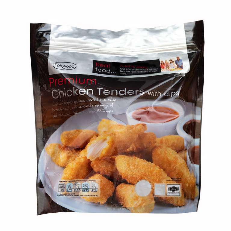 Foxwood Premium Chicken Tenders with Dips, 1.6kg for £7.39 @ Costco