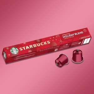 120x Starbucks Limited Edition Holiday Blend Coffee Nespresso Pods - £18.99 (free delivery - £25 minimum spend) @ Discount Dragon