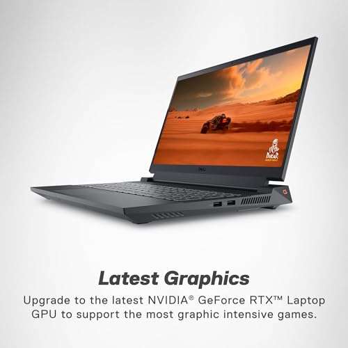 Dell G15 5530 Gaming Laptop - 15.6-inch FHD (1920x1080) 120Hz Display, Intel Core i5-13450HX, 8GB DDR5 RAM, 512GB SSD, RTX 3050 GDDR6