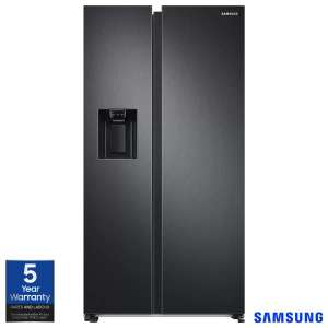 Samsung Series 7 RS68CG883DB1EU Side by Side Fridge Freezer, D Rated in Black (£150 cashback)