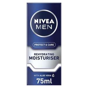 NIVEA MEN Protect & Care Rehydrating Face Moisturiser 75ml £3.50 at Ocado