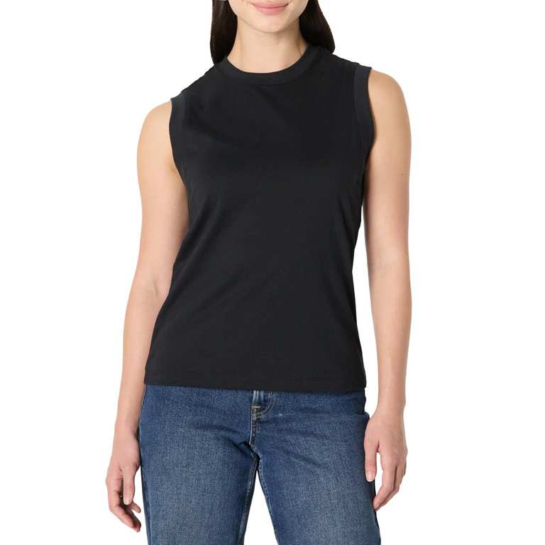 Amazon Essentials Women's Relaxed-Fit Cotton Muscle Tee Vest Size Large