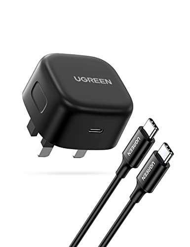 UGREEN 25W USB C Charger Super Fast PD Charger Plug with 2M USB C Cable - £13.29 With Voucher @ UGREEN / Amazon