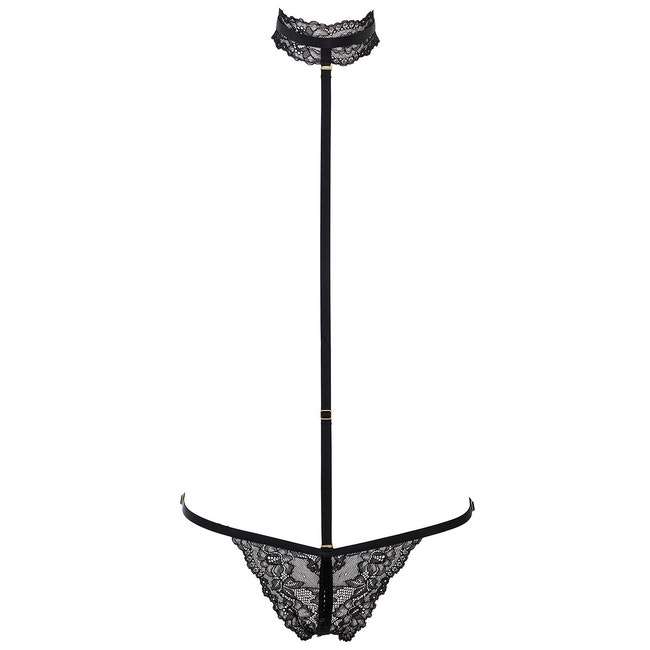 The Little Secret Thong with Harness Black - £33.75 @ La Redoute