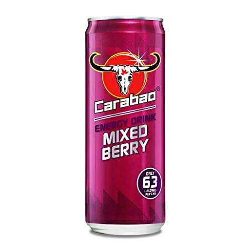 Carabao Energy Drink Mixed Berry, 12 x 330ml Cans Case £6.50 @ Amazon