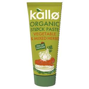 Kallo Organic Stock Paste Vegetable & Mixed Herbs 100g - £1.25 / £1.13 Subscribe & save @ Amazon
