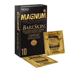 Magnum BareSkin Large Size Condoms by Trojan, Thin and Lubricated Condoms