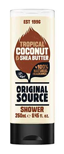 Original Source Coconut & Shea Butter Shower Gel, 250ml £1 each - Minimum order quantity x 3 @ Amazon