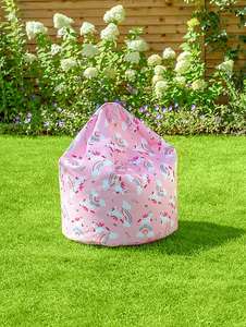 Kids outdoor beanbags Unicorn, rainbow, dinosaur or Jungle £20 + free click and collect @ George (Asda)