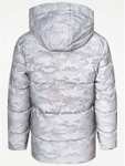 Silver Camouflage Print Padded Coat Kids £8 + Free collection @ George (Asda)
