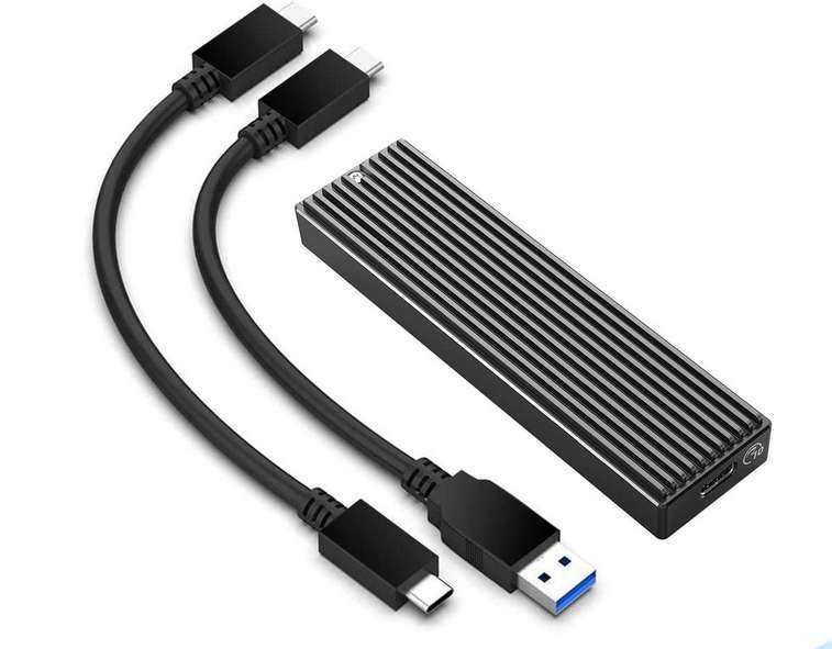 ORICO M.2 NVMe SSD Enclosure USB 3.1 Gen 2 (10 Gbps) + 2 cables (Typce C - C and Type A - C) £16.79 (Prime only) @ Amazon / Orico Official