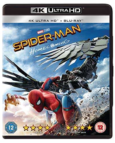 Spider-man Homecoming [4K Ultra-HD + Blu-ray] - £8.95 @ Amazon