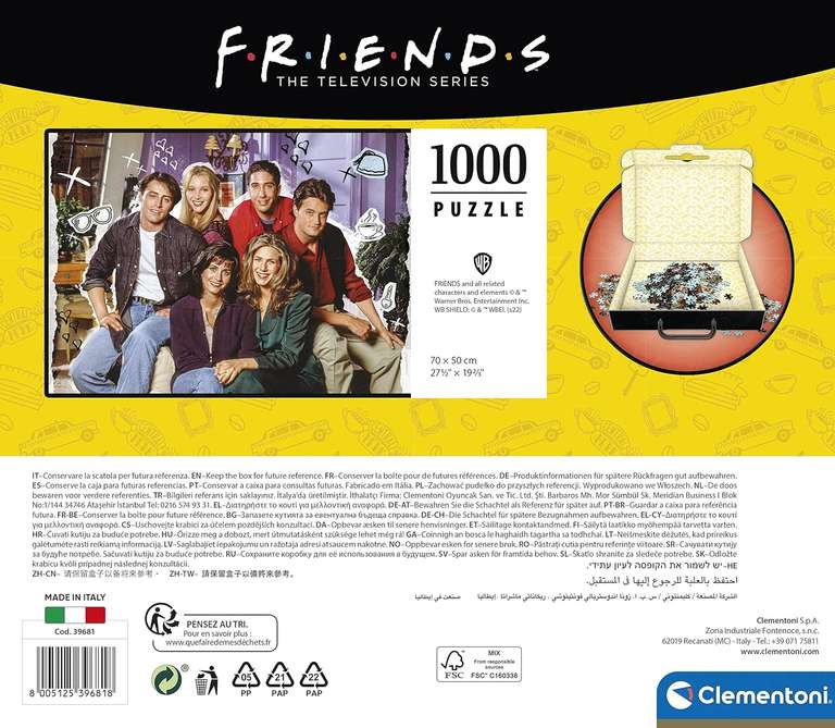 Friends - 1000 pieces Clementoni UK