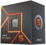AMD Ryzen 5 7600 Desktop Processor (6-core/12-thread, 38MB cache, up to 5.2 GHz max boost) £209.90 @ Amazon EU