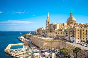 Direct return flight from Birmingham to Valletta (Malta), 9th to 16th May via Ryanair