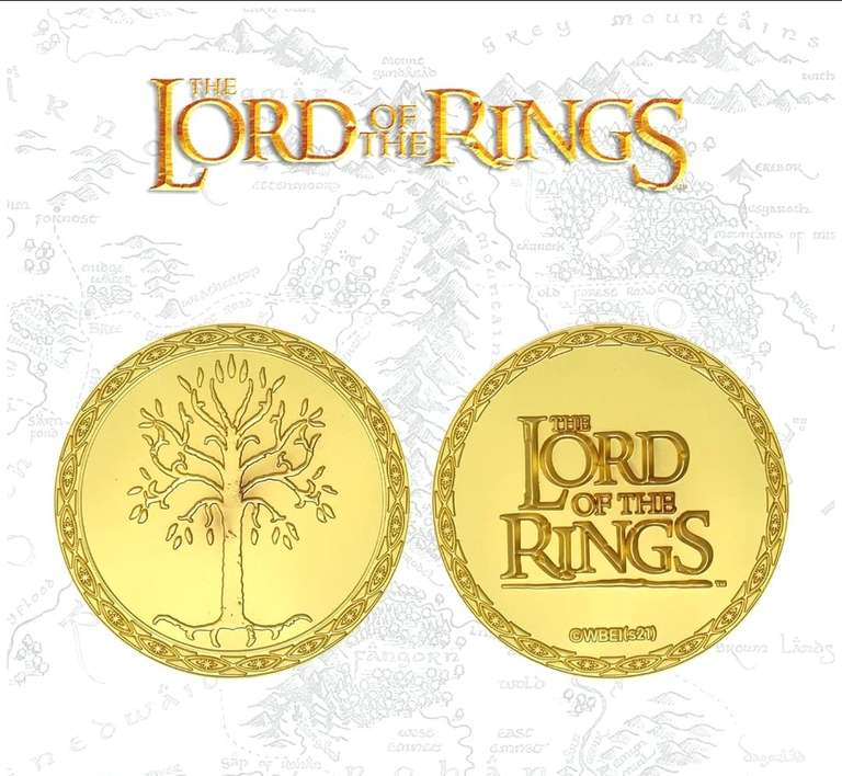 Fanattik Lord of The Rings Collectible Bundle. Gondor, eowyn/rohan & elven medallions + fellowship plaque Pre-order
