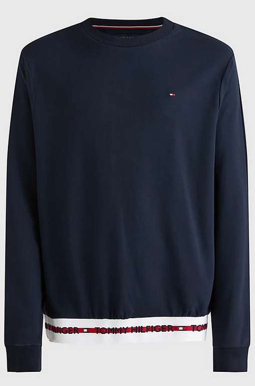Tommy Hilfiger Men's Repeat Logo Track Sweatshirt (SM/MED/LRG/XLRG) - £28 @ Amazon
