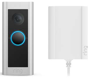 RING Video Doorbell Pro 2 with Plug-In Adapter