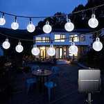 Lezonic Solar Garden String Lights Outdoor, 50 LED 7M/24Ft Waterproof 8 Modes @ DOUBSUN TECH LTD / FBA