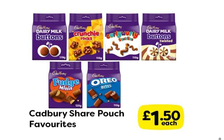 Cadbury Share Pouch Favourites