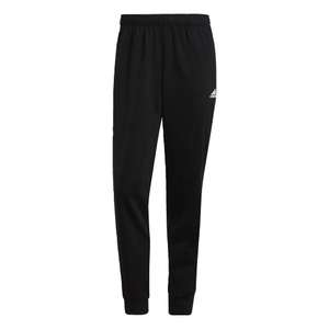 adidas Mens Essentials Warm-Up Tapered 3-Stripes Track Pants
