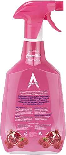 Astonish Anti-Bacterial Surface Cleanser Pomegranate & Raspberry 750ml