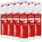 Colgate Max White Luminous Whitening Mint Toothpaste Pump 6 x 100ml Pack S&S £10.80