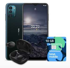 Nokia G21 Smartphone 50MP 18W 5000mAh 64GB NFC 90hz + Free Headphones & 10GB Data SIM - £149.99 Delivered @ Nokia