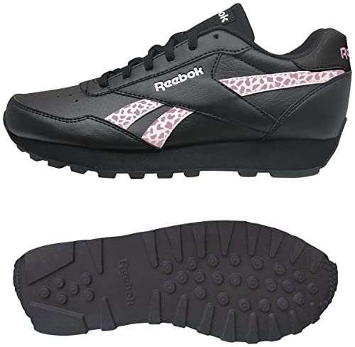 Reebok Women's Rewind Run Sneakers £14 sizes 4-8 colour black porcelain pink black only @ Amazon