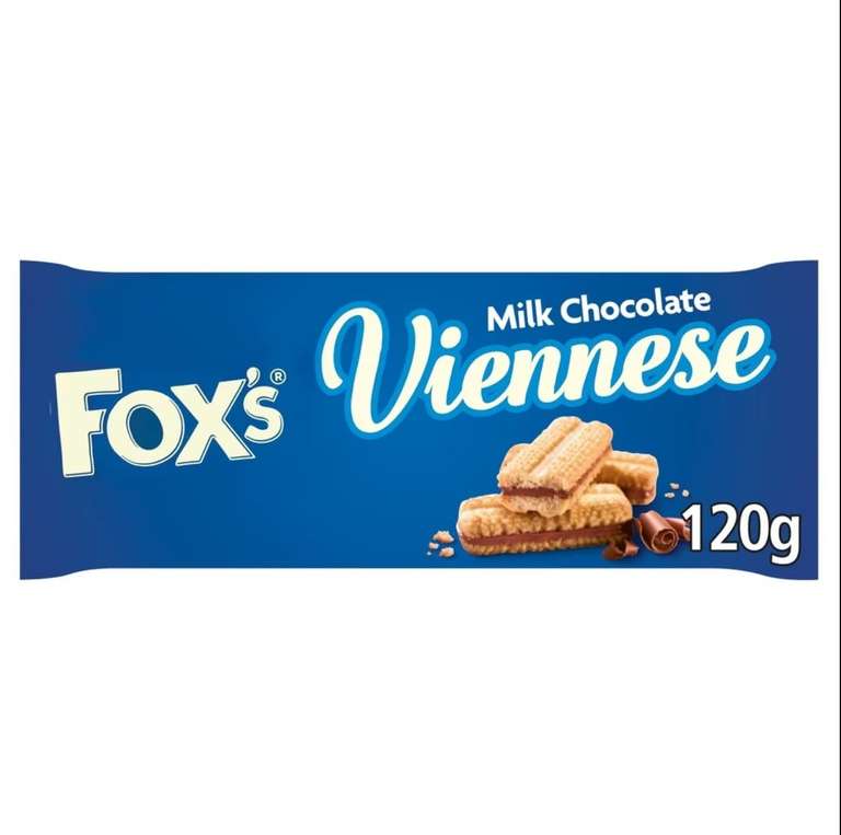 Fox's Chocolate Viennese Biscuits 120G (Clubcard Price)