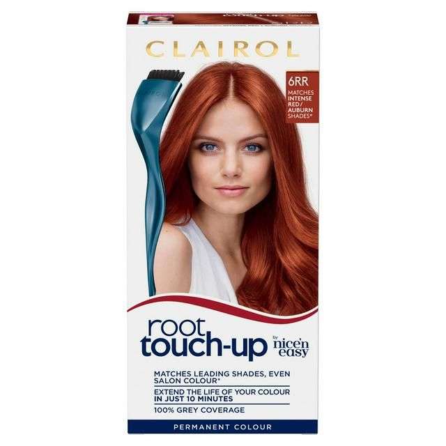 Clairol Nice'n Easy Root Touch-Up Hair Dye Intense Red 6RR £3.75 @ Sainsbury's