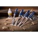 Stanley 4 Piece Chisel Set with Sharpening Stone & Oil - with Code via App - Sold by FFX