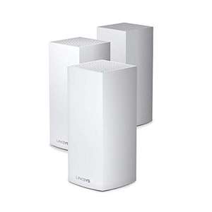 Linksys Velop MX12600 Tri-Band Whole Home Mesh WiFi 6 System (AX4200) WiFi Router, Extender & Booster - 3 Pack £419.99 @ Amazon