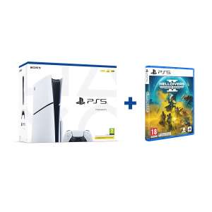 PlayStation 5 Console Disc Slim + Helldivers 2 - sold by Shopto