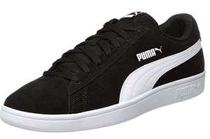 PUMA Smash V2 Unisex Low-Top Sneakers, Black Suede- £18.98 at Amazon Germany
