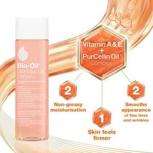 Bio-Oil Skincare Oil - Improve the Appearance of Scars, Stretch Marks and Skin Tone - 1 x 200 ml £13.99 @ Amazon