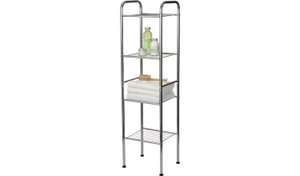 4 Tier Wire Shelf Unit £16.08 with free click and collect from Argos