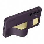 Samsung S24 official Standing Grip Case, Dark Violet with built in stand