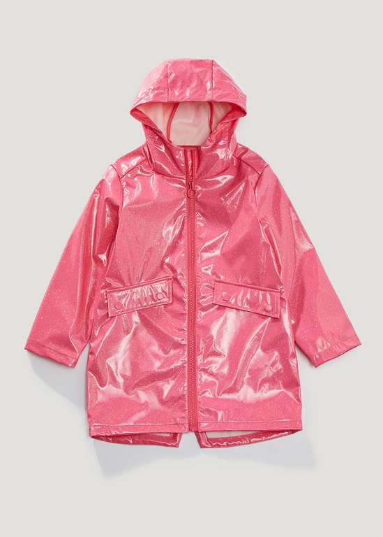 Kids pink glitter mac £6 @ matalan with Free Click & Collect