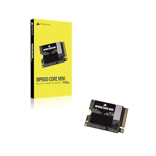 1TB Corsair MP600 CORE MINI M.2 NVMe PCIe x4 Gen4 2 SSD (good for Steam Deck/ROG Ally)