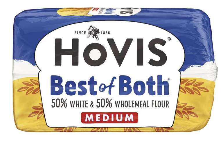 Hovis Best Of Both Medium White Bread 750g - Clubcard Price