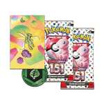 Pokémon TCG: Scarlet & Violet—151 Mini Tin – Scyther (2 Booster Packs, 1 Coin & 1 Art Card)