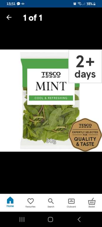 Any 3 for £1 Clubcard Price - Selected Tesco Fresh Cut Herbs @ Tesco