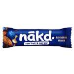 Nakd Blueberry Muffin Natural Fruit & Nut Bars - Vegan - Healthy Snack - Gluten Free - 35g x 18 bars - £6.43 S&S + Voucher