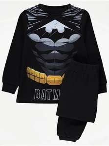 DC Comics Black Batman Long Sleeve Pyjamas - Free C&C