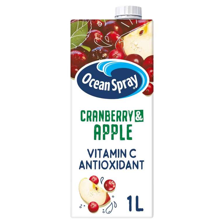 Ocean Spray Cranberry & Apple 1L - Instore Chorley